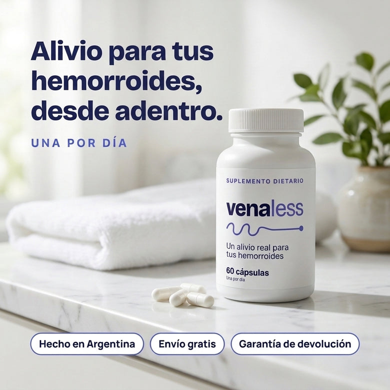 venaless | Aliviá tus hemorroides