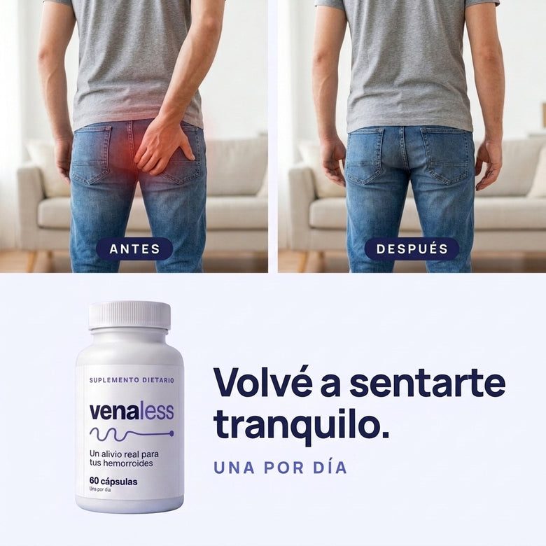 venaless | Aliviá tus hemorroides
